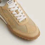 Hermes Jet sneakers women yellow Jaune Calisson Jaune Malawi side view