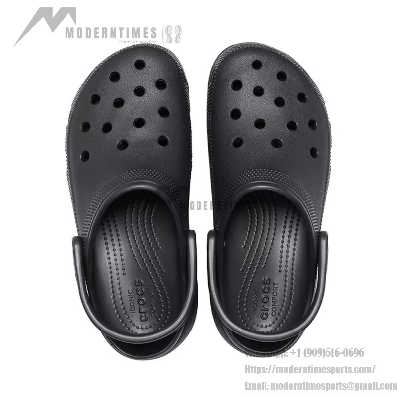 Crocsクラシックブラックスポーツサンダル206750-001 - 軽量で快適な日常履き