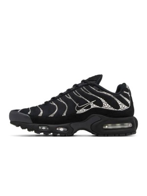Swarovski x Nike Air Max Plus Moonlight Black Crystal FZ4237-001 TN Sneakers – Reflective Luxury Streetwear Shoes for Men & Women