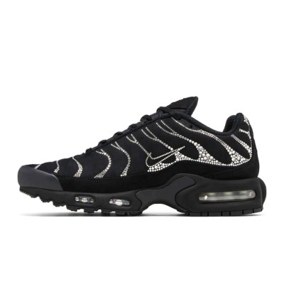 Swarovski x Nike Air Max Plus Moonlight Black Crystal FZ4237-001 TN Sneakers – Reflective Luxury Streetwear Shoes for Men & Women
