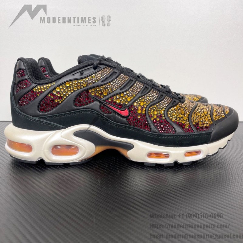 Swarovski x Nike Air Max Plus Sunset FZ9042-001 gradient reflective TN sneakers