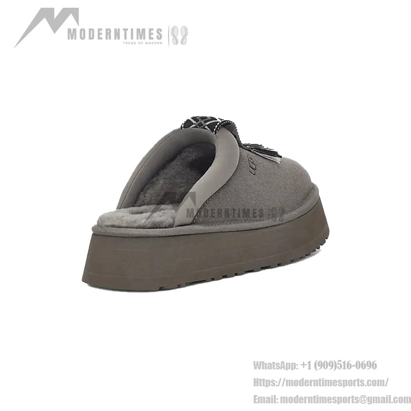 UGG レディース タズル スリッパ チャコール 1152677 UGG レディース タズル スリッパ チャコール 1152677 タッセル付き