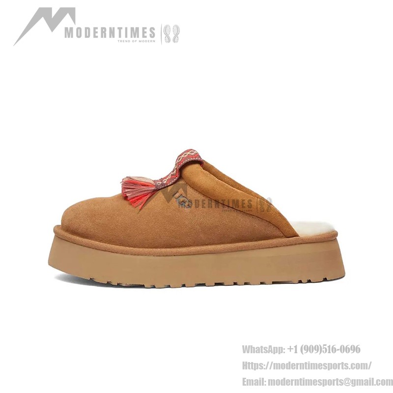 UGG レディース タズル スリッパ チェスナット - 快適なシープスキンプラットフォームスリッパ UGG レディース タズル スリッパ チェスナット 1152677 - シープスキンプラットフォームスリッパ