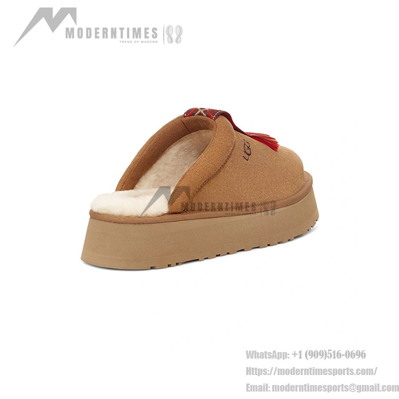 UGG レディース タズル スリッパ チェスナット - 快適なシープスキンプラットフォームスリッパ UGG レディース タズル スリッパ チェスナット 1152677 - シープスキンプラットフォームスリッパ