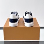 LV Trainer 2.0 White Navy Sneakers Louis Vuitton Trainer 2.0 White & Navy Blue Luxury Sneakers for Men & Women