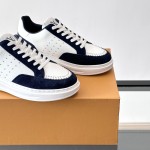 LV Trainer 2.0 White Navy Sneakers Louis Vuitton Trainer 2.0 White & Navy Blue Luxury Sneakers for Men & Women