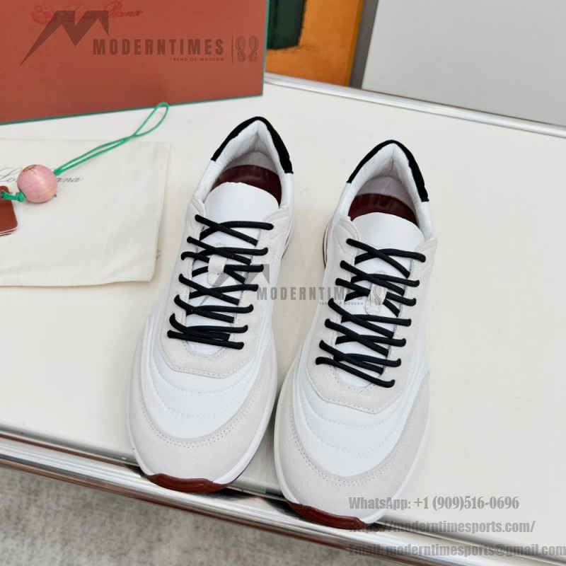 Loro Piana Week End Walk Sneaker FAP9780-1000 Cream Suede Sneakers Loro Piana Week End Walk Sneaker FAP9780-1000 Cream Suede Sneakers Front View