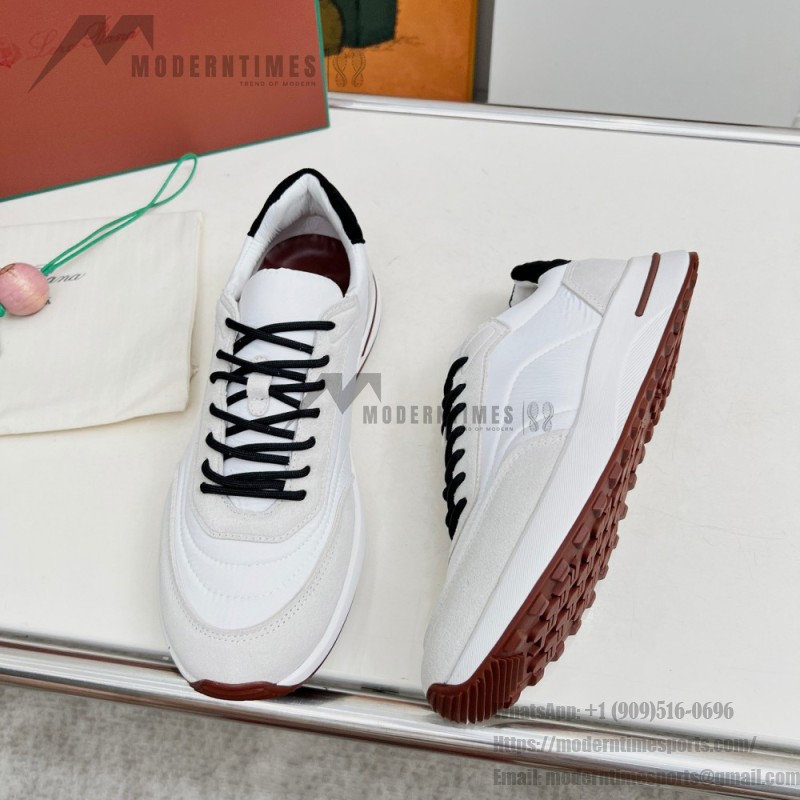 Loro Piana Week End Walk Sneaker FAP9780-1000 Cream Suede Sneakers Loro Piana Week End Walk Sneaker FAP9780-1000 Cream Suede Sneakers Front View