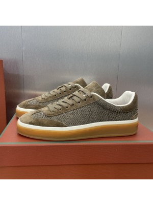 Loro Piana テニス ウォーク スニーカー FAP8014-A0JY | ユニセックスベージュ高級快適な靴