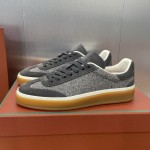 Loro Piana テニス ウォーク スニーカー FAP8014-A0JY ベージュ ユニセックス ラグジュアリースニーカー キャッシュシルク入り