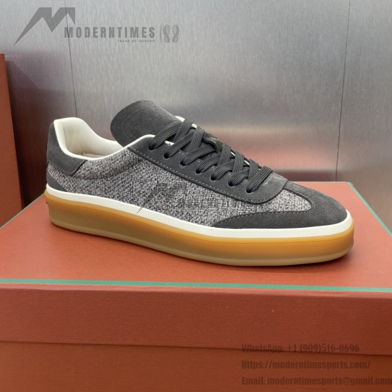 Loro Piana テニス ウォーク スニーカー FAP8014-A0JY ベージュ ユニセックス ラグジュアリースニーカー キャッシュシルク入り
