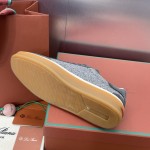 Loro Piana テニス ウォーク スニーカー FAP8014-A0JY ベージュ ユニセックス ラグジュアリースニーカー キャッシュシルク入り