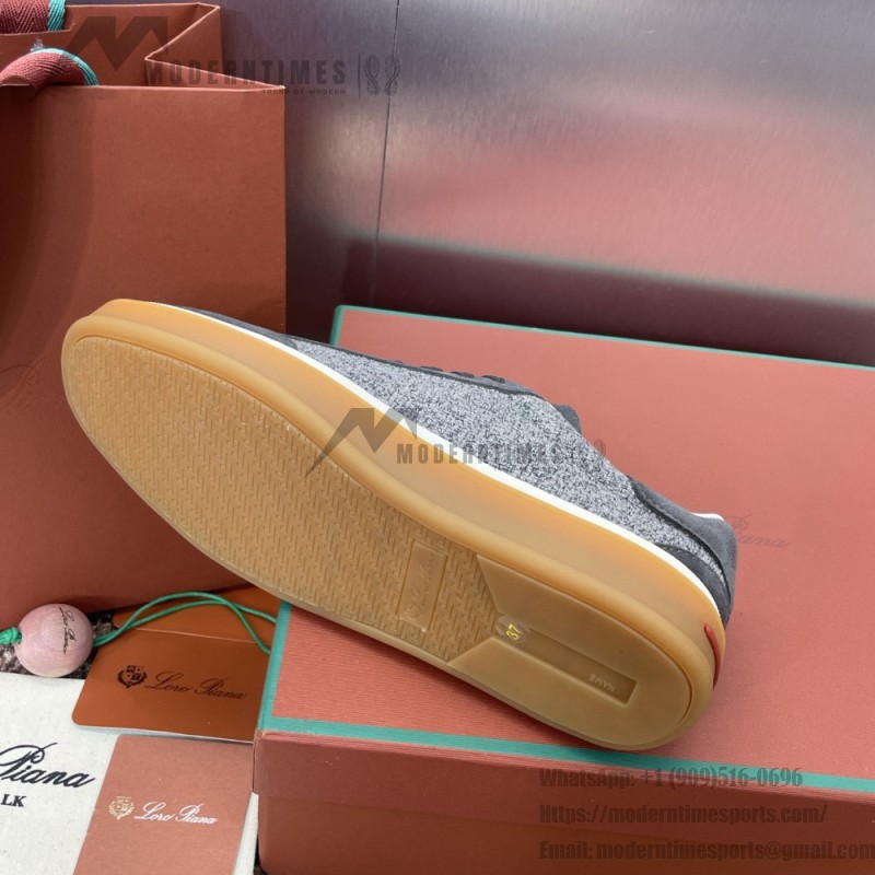 Loro Piana テニス ウォーク スニーカー FAP8014-A0JY ベージュ ユニセックス ラグジュアリースニーカー キャッシュシルク入り