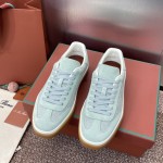 Loro Piana テニス ウォーク スニーカー FAP8014-A0JY ベージュ ユニセックス ラグジュアリースニーカー キャッシュシルク入り
