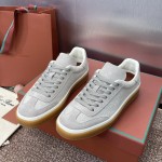 Loro Piana テニス ウォーク スニーカー FAP8014-A0JY ベージュ ユニセックス ラグジュアリースニーカー キャッシュシルク入り