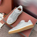 Loro Piana テニス ウォーク スニーカー FAP8014-A0JY ベージュ ユニセックス ラグジュアリースニーカー キャッシュシルク入り