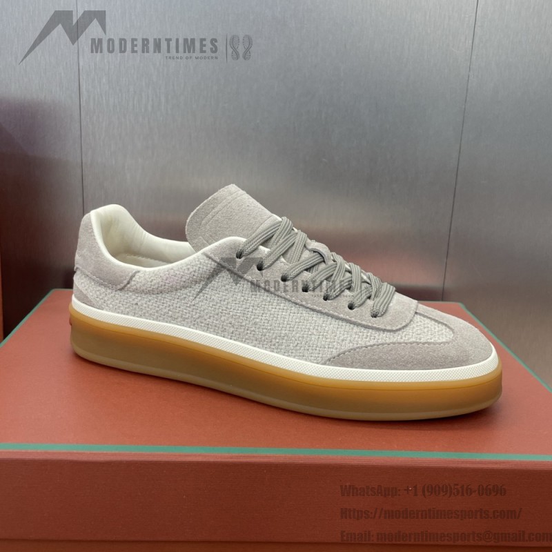 Loro Piana テニス ウォーク スニーカー FAP8014-A0JY ベージュ ユニセックス ラグジュアリースニーカー キャッシュシルク入り