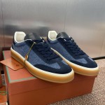 Loro Piana テニス ウォーク スニーカー FAO3340-W13K サージブルー 女性用ローファーシューズ Loro Piana テニス ウォーク スニーカー FAO3340-W13K サージブルー 女性用ローファーシューズ