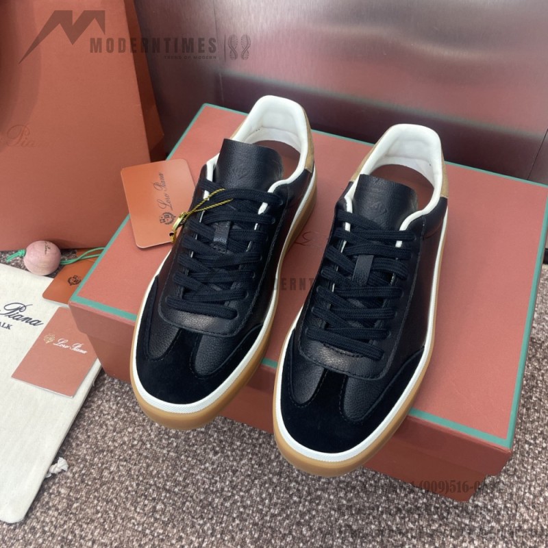 Loro Piana テニス ウォーク スニーカー FAO3340-W13K サージブルー 女性用ローファーシューズ Loro Piana テニス ウォーク スニーカー FAO3340-W13K サージブルー 女性用ローファーシューズ