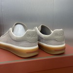 Loro Piana テニス ウォーク スニーカー FAO8505-md84 深灰 メンズ用ラグジュアリースニーカー