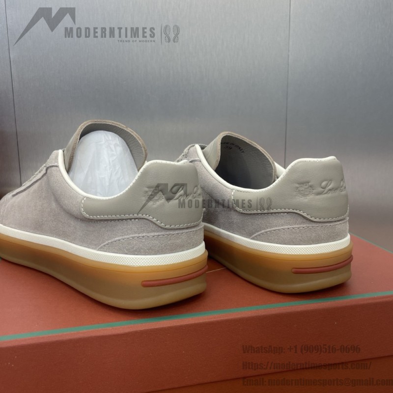 Loro Piana テニス ウォーク スニーカー FAO8505-md84 深灰 メンズ用ラグジュアリースニーカー