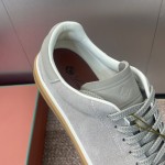 Loro Piana テニス ウォーク スニーカー FAO8505-md84 深灰 メンズ用ラグジュアリースニーカー