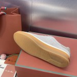 Loro Piana テニス ウォーク スニーカー FAO8505-md84 深灰 メンズ用ラグジュアリースニーカー