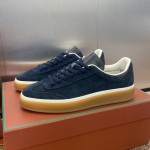 Loro Piana テニス ウォーク スニーカー FAO3340-W13K サージブルー 女性用ローファーシューズ Loro Piana テニス ウォーク スニーカー FAO3340-W13K サージブルー 女性用ローファーシューズ