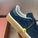 Loro Piana テニス ウォーク スニーカー FAO3340-W13K サージブルー 女性用ローファーシューズ Loro Piana テニス ウォーク スニーカー FAO3340-W13K サージブルー 女性用ローファーシューズ