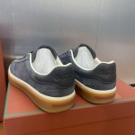 Loro Piana テニス ウォーク スニーカー FAO8505-md84 深灰 メンズ用ラグジュアリースニーカー