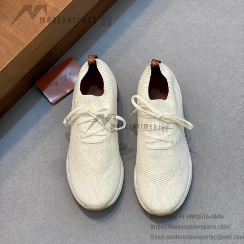 Loro Piana Men's Loro 360 LP Flexy Walk Sneaker FAN9467-106O – Pure Dunes Melange Loro Piana Loro 360 LP Flexy Walk Sneaker FAN9467-106O in Pure Dunes Melange for Men