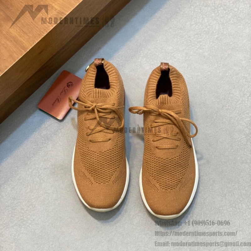 Loro Piana Men's Loro 360 LP Flexy Walk Sneaker FAN9467-106O – Pure Dunes Melange Loro Piana Loro 360 LP Flexy Walk Sneaker FAN9467-106O in Pure Dunes Melange for Men