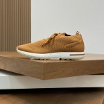 Loro Piana Men's Loro 360 LP Flexy Walk Sneaker FAN9467-106O – Pure Dunes Melange Loro Piana Loro 360 LP Flexy Walk Sneaker FAN9467-106O in Pure Dunes Melange for Men