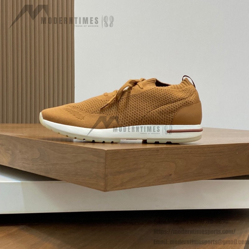 Loro Piana Men's Loro 360 LP Flexy Walk Sneaker FAN9467-106O – Pure Dunes Melange Loro Piana Loro 360 LP Flexy Walk Sneaker FAN9467-106O in Pure Dunes Melange for Men