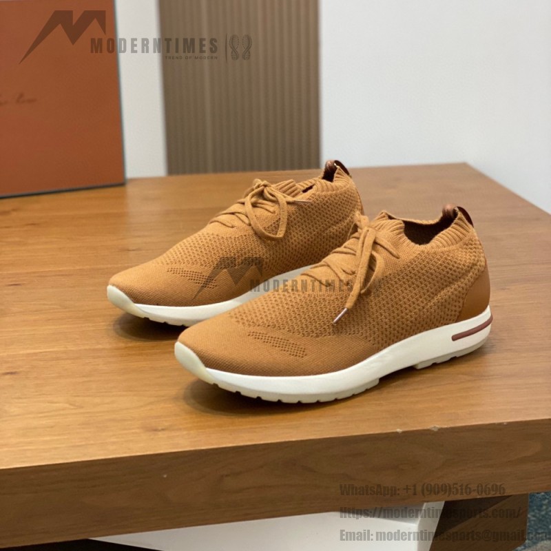 Loro Piana Men's Loro 360 LP Flexy Walk Sneaker FAN9467-106O – Pure Dunes Melange Loro Piana Loro 360 LP Flexy Walk Sneaker FAN9467-106O in Pure Dunes Melange for Men