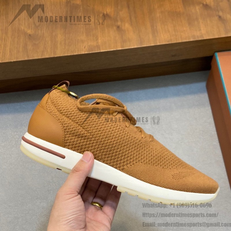 Loro Piana Men's Loro 360 LP Flexy Walk Sneaker FAN9467-106O – Pure Dunes Melange Loro Piana Loro 360 LP Flexy Walk Sneaker FAN9467-106O in Pure Dunes Melange for Men