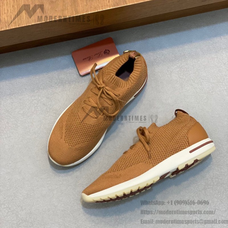 Loro Piana Men's Loro 360 LP Flexy Walk Sneaker FAN9467-106O – Pure Dunes Melange Loro Piana Loro 360 LP Flexy Walk Sneaker FAN9467-106O in Pure Dunes Melange for Men