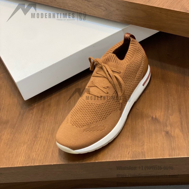 Loro Piana Men's Loro 360 LP Flexy Walk Sneaker FAN9467-106O – Pure Dunes Melange Loro Piana Loro 360 LP Flexy Walk Sneaker FAN9467-106O in Pure Dunes Melange for Men