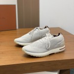 Loro Piana Men's Loro 360 LP Flexy Walk Sneaker FAN9467-106O – Pure Dunes Melange Loro Piana Loro 360 LP Flexy Walk Sneaker FAN9467-106O in Pure Dunes Melange for Men