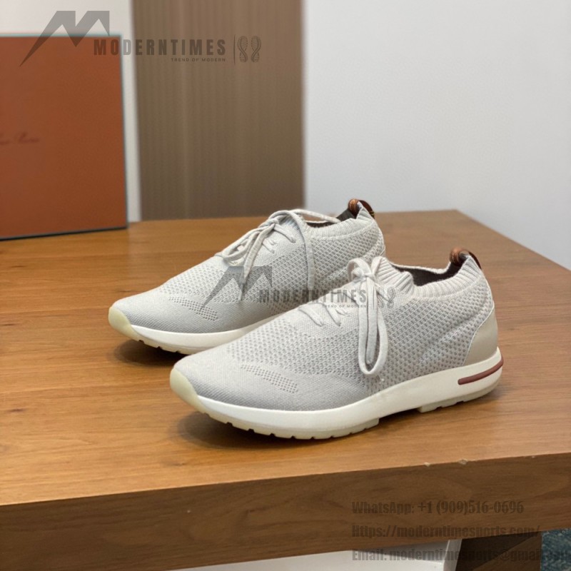 Loro Piana Men's Loro 360 LP Flexy Walk Sneaker FAN9467-106O – Pure Dunes Melange Loro Piana Loro 360 LP Flexy Walk Sneaker FAN9467-106O in Pure Dunes Melange for Men