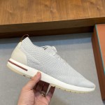 Loro Piana Men's Loro 360 LP Flexy Walk Sneaker FAN9467-106O – Pure Dunes Melange Loro Piana Loro 360 LP Flexy Walk Sneaker FAN9467-106O in Pure Dunes Melange for Men