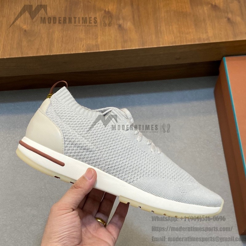 Loro Piana Men's Loro 360 LP Flexy Walk Sneaker FAN9467-106O – Pure Dunes Melange Loro Piana Loro 360 LP Flexy Walk Sneaker FAN9467-106O in Pure Dunes Melange for Men
