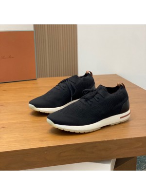 Loro Piana The Gift of Kings® 360 LP Flexy Walk スニーカー FAL0944-8000 メンズ｜ブラック ラグジュアリーカジュアルシューズ