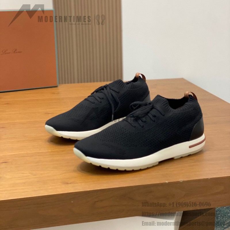 Loro Piana Men's The Gift of Kings® 360 LP Flexy Walk Sneaker FAL0944-8000 – Black Loro Piana The Gift of Kings® 360 LP Flexy Walk Sneaker FAL0944-8000 in Black for Men