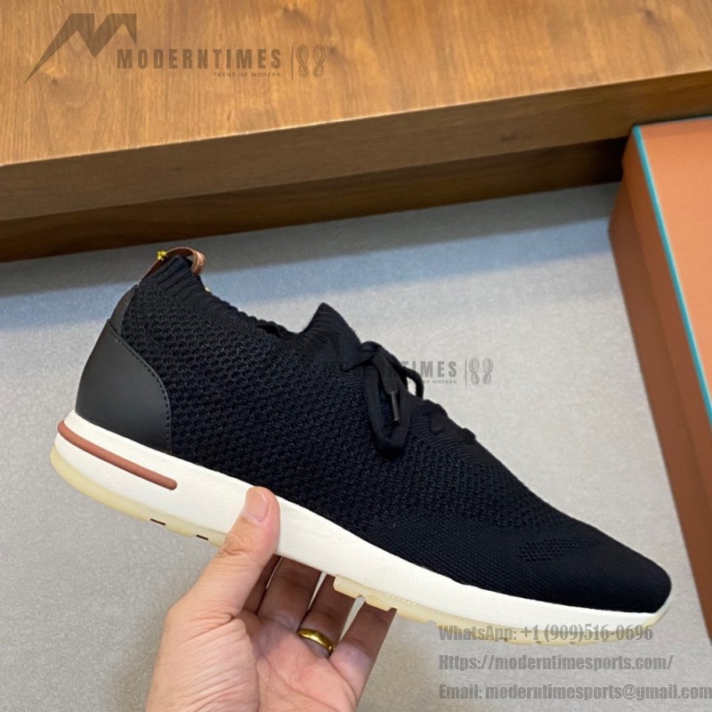Loro Piana Men's The Gift of Kings® 360 LP Flexy Walk Sneaker FAL0944-8000 – Black Loro Piana The Gift of Kings® 360 LP Flexy Walk Sneaker FAL0944-8000 in Black for Men
