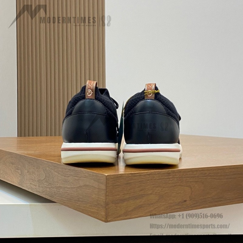Loro Piana Men's The Gift of Kings® 360 LP Flexy Walk Sneaker FAL0944-8000 – Black Loro Piana The Gift of Kings® 360 LP Flexy Walk Sneaker FAL0944-8000 in Black for Men