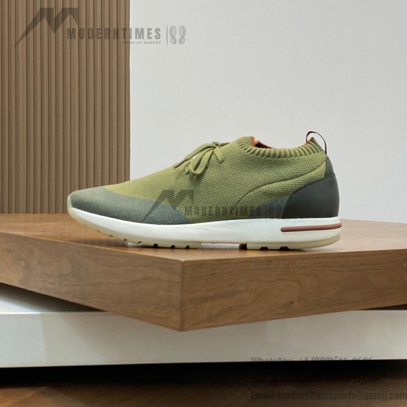 Loro Piana Men's Loro 360 LP Flexy Walk Sneaker FAN9467-106O – Pure Dunes Melange Loro Piana Loro 360 LP Flexy Walk Sneaker FAN9467-106O in Pure Dunes Melange for Men