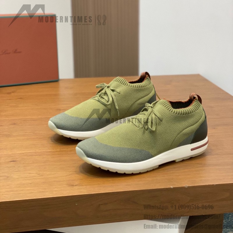 Loro Piana Men's Loro 360 LP Flexy Walk Sneaker FAN9467-106O – Pure Dunes Melange Loro Piana Loro 360 LP Flexy Walk Sneaker FAN9467-106O in Pure Dunes Melange for Men
