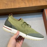 Loro Piana Men's Loro 360 LP Flexy Walk Sneaker FAN9467-106O – Pure Dunes Melange Loro Piana Loro 360 LP Flexy Walk Sneaker FAN9467-106O in Pure Dunes Melange for Men