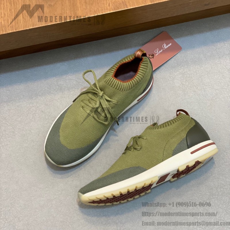 Loro Piana Men's Loro 360 LP Flexy Walk Sneaker FAN9467-106O – Pure Dunes Melange Loro Piana Loro 360 LP Flexy Walk Sneaker FAN9467-106O in Pure Dunes Melange for Men